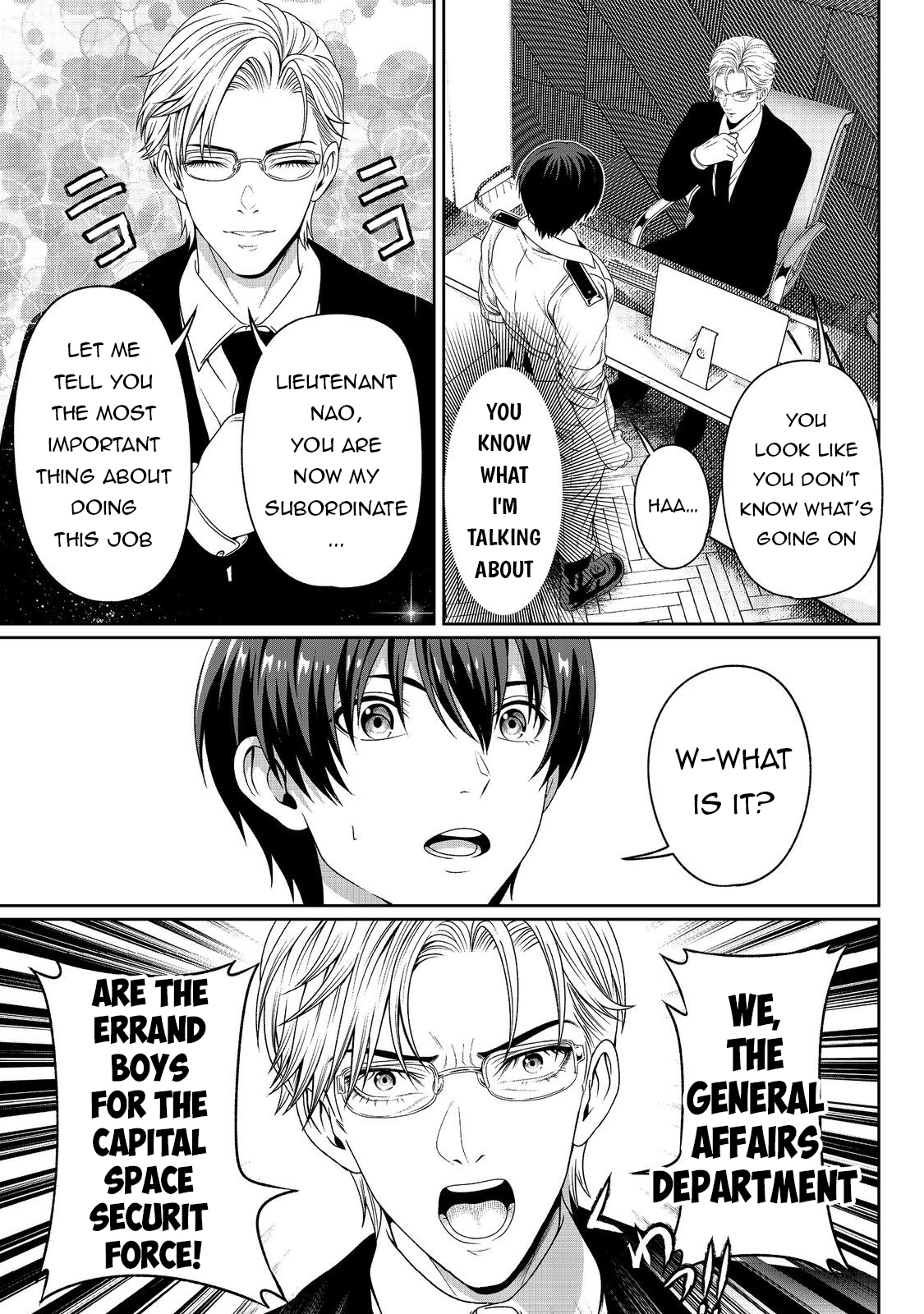 Koko wa Makasete Sakini Ike! wo shitai Shinitagari no Nozomanu Uchuu Gekokujou Chapter 7 - Page 25