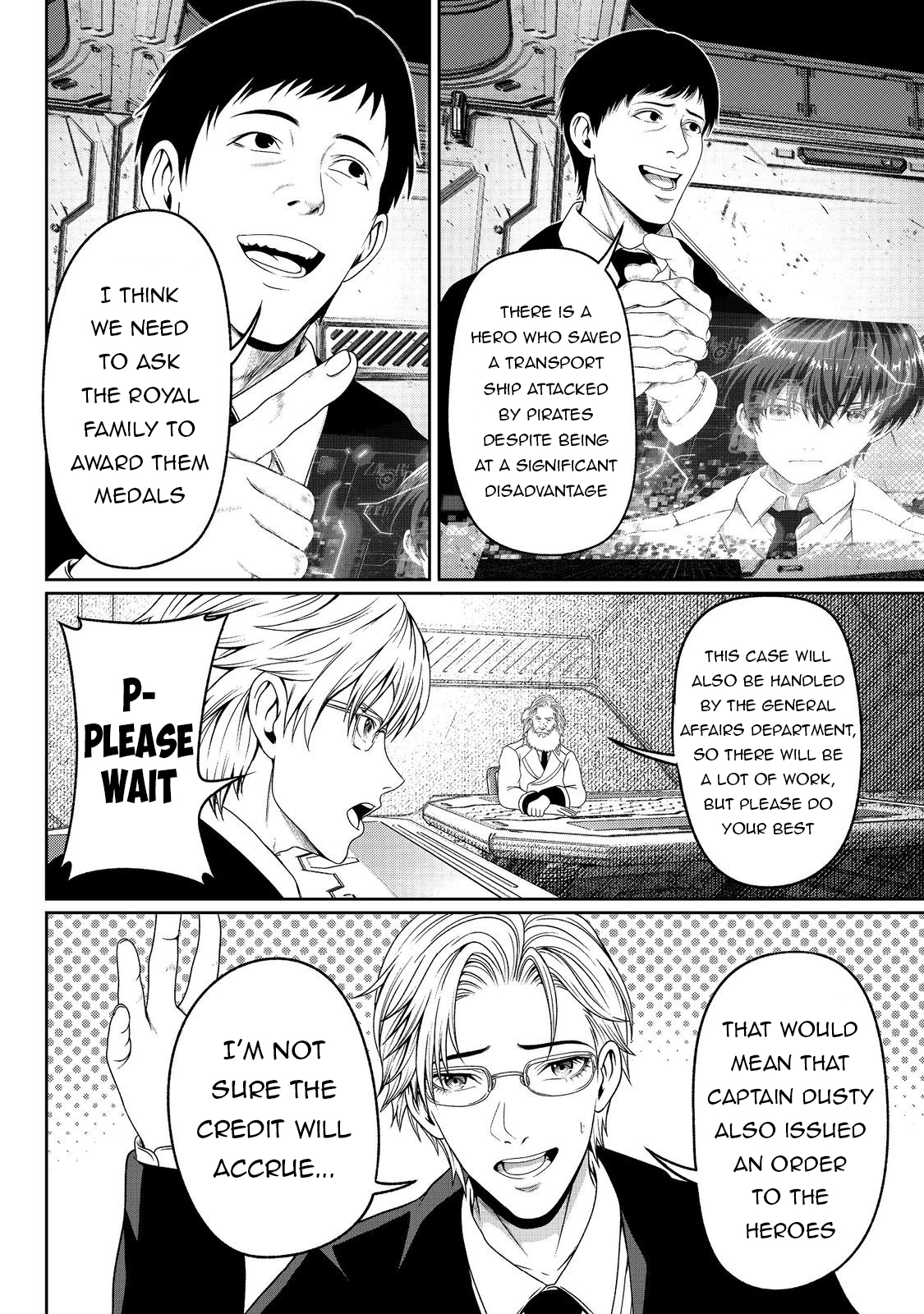 Koko wa Makasete Sakini Ike! wo shitai Shinitagari no Nozomanu Uchuu Gekokujou Chapter 7 - Page 32