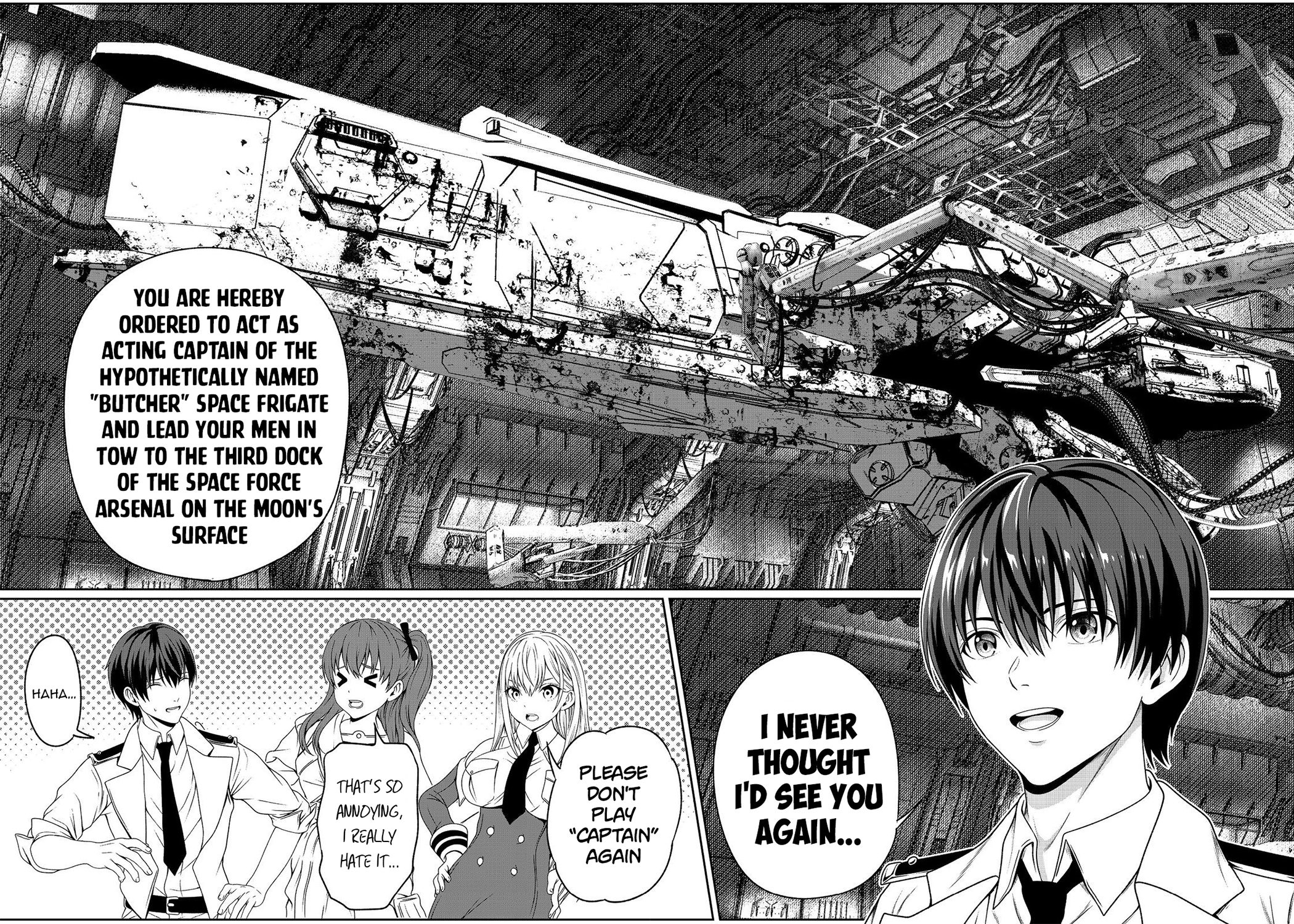 Koko wa Makasete Sakini Ike! wo shitai Shinitagari no Nozomanu Uchuu Gekokujou Chapter 7 - Page 39