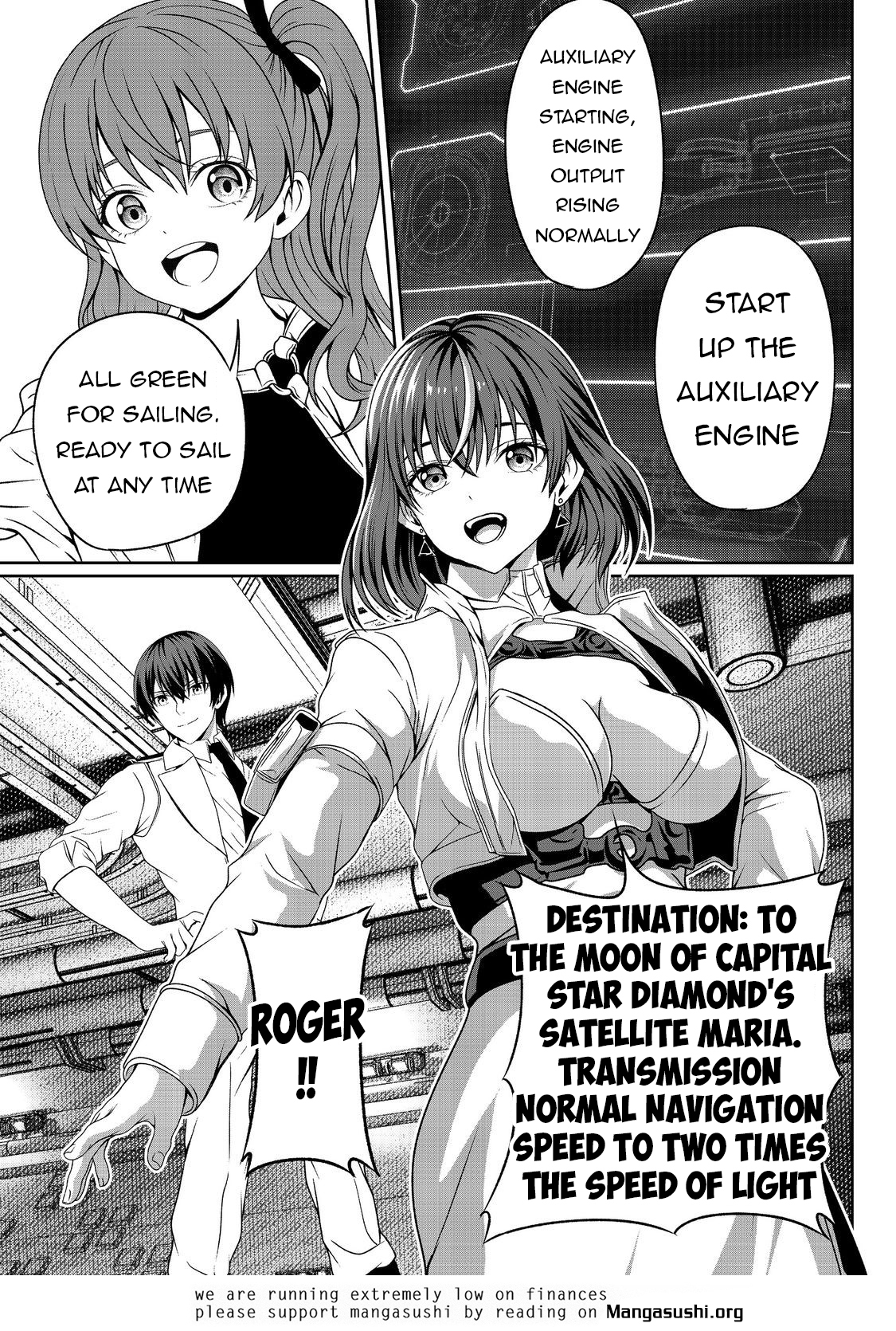 Koko wa Makasete Sakini Ike! wo shitai Shinitagari no Nozomanu Uchuu Gekokujou Chapter 7 - Page 40