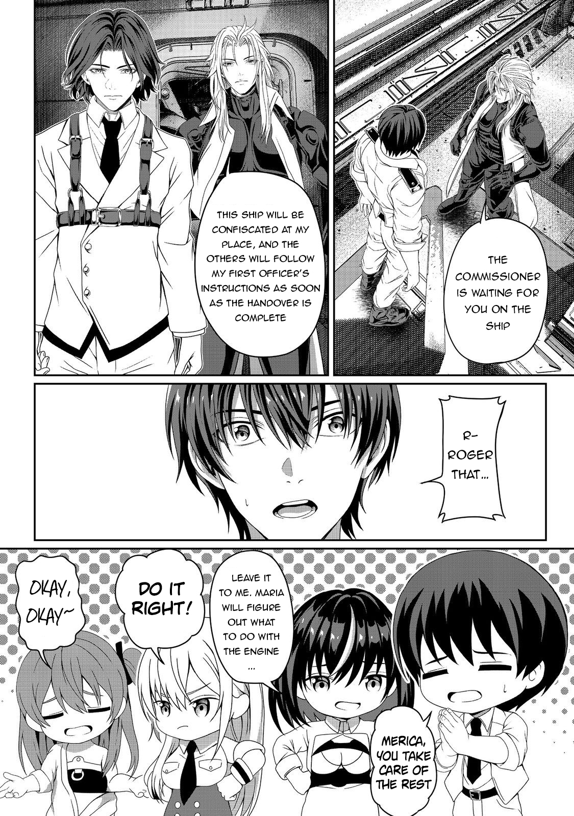 Koko wa Makasete Sakini Ike! wo shitai Shinitagari no Nozomanu Uchuu Gekokujou Chapter 7 - Page 5