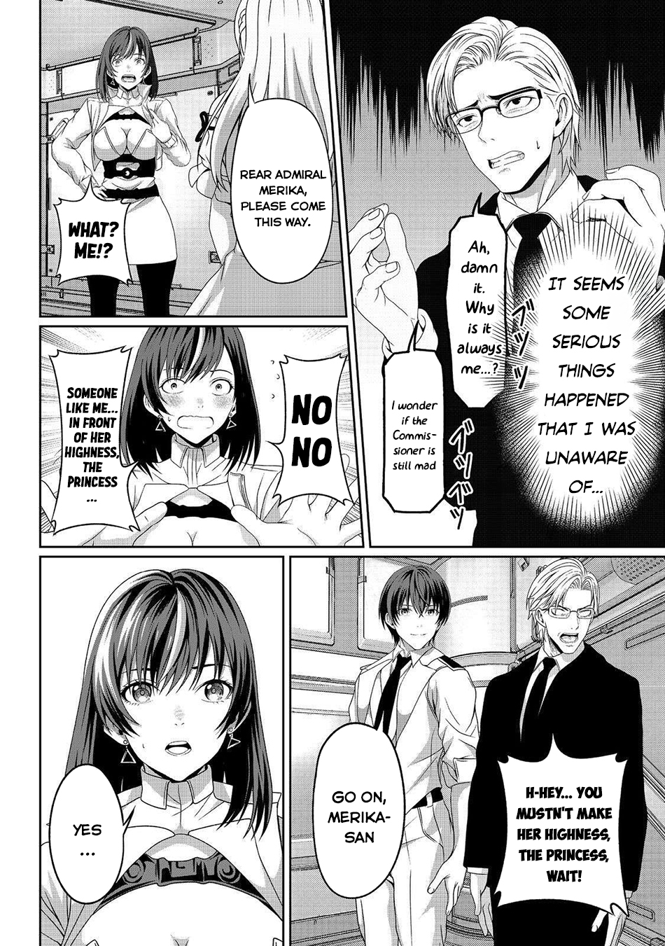 Koko wa Makasete Sakini Ike! wo shitai Shinitagari no Nozomanu Uchuu Gekokujou Chapter 8 - Page 27