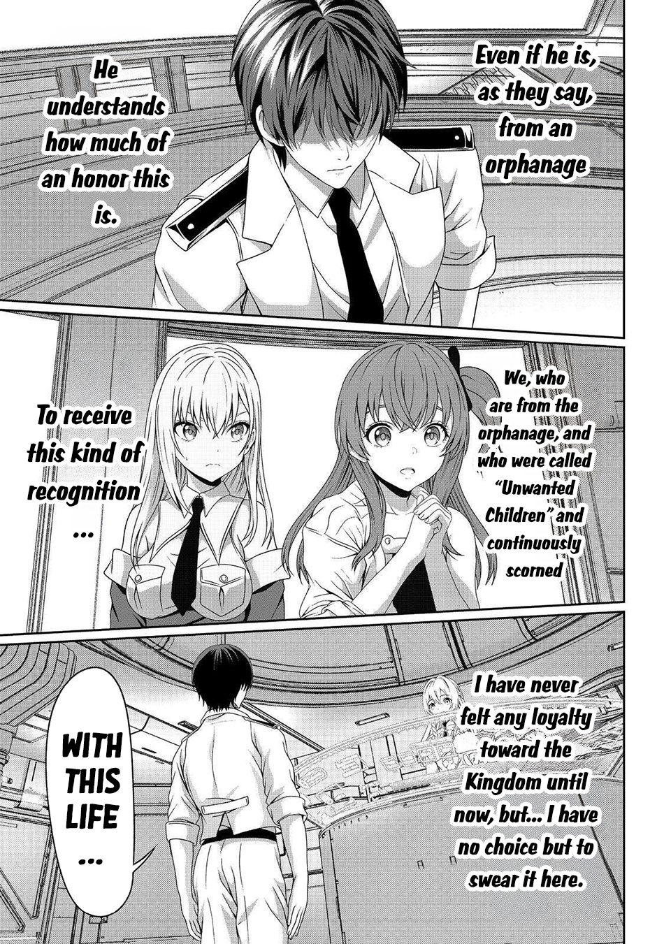 Koko wa Makasete Sakini Ike! wo shitai Shinitagari no Nozomanu Uchuu Gekokujou Chapter 8 - Page 34