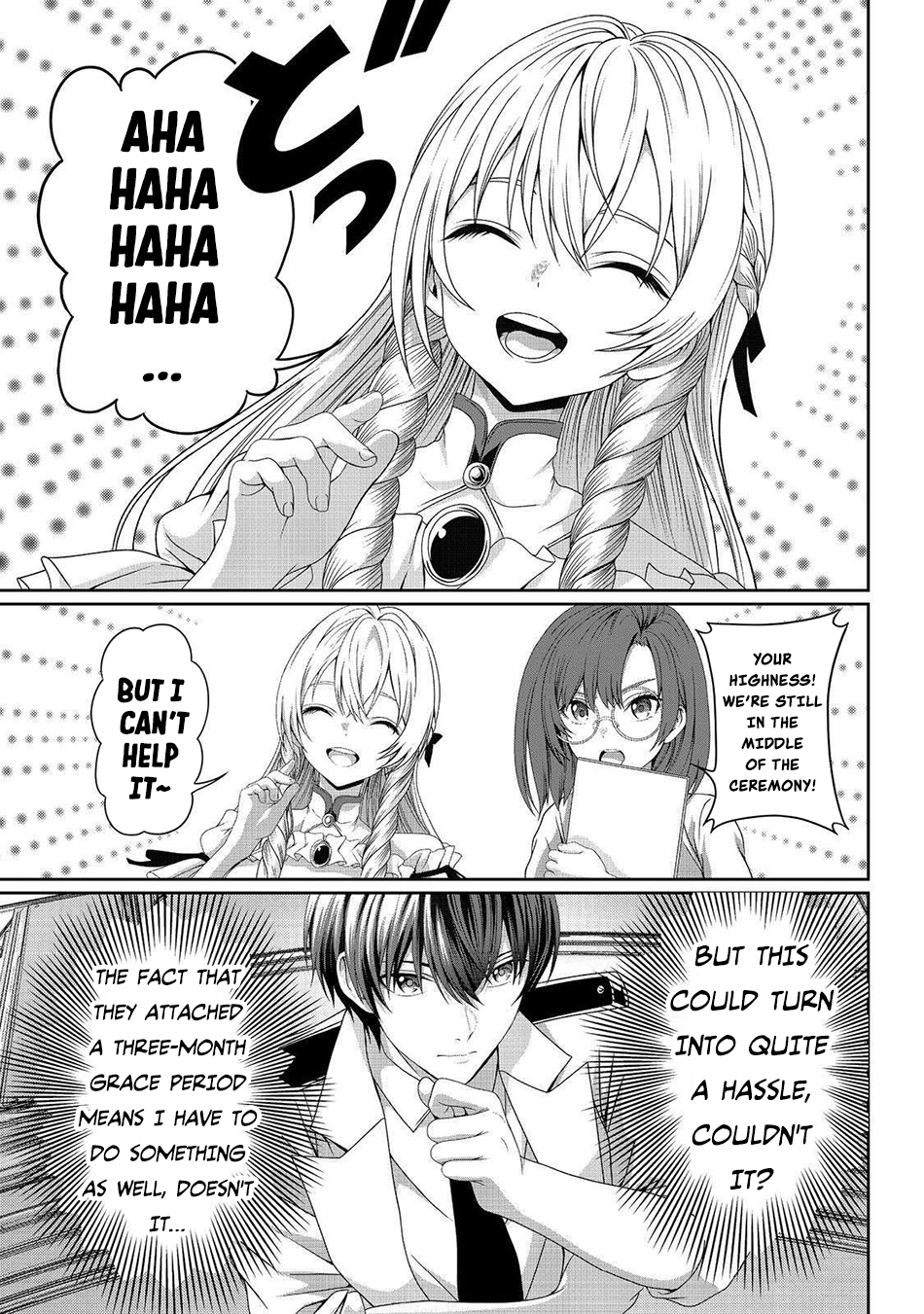 Koko wa Makasete Sakini Ike! wo shitai Shinitagari no Nozomanu Uchuu Gekokujou Chapter 8 - Page 38