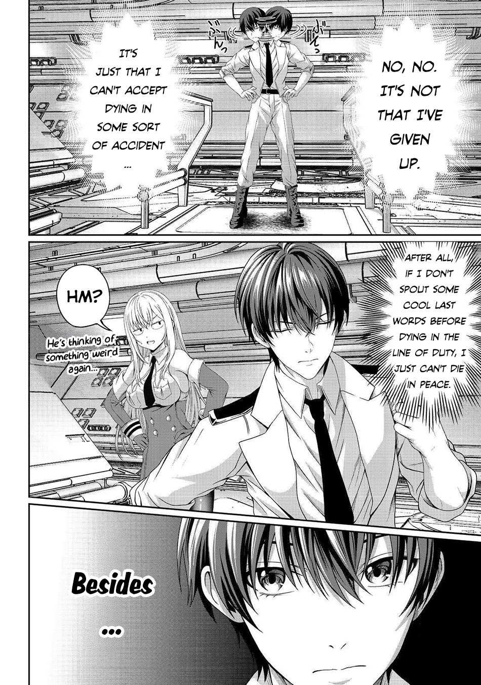 Koko wa Makasete Sakini Ike! wo shitai Shinitagari no Nozomanu Uchuu Gekokujou Chapter 8 - Page 5