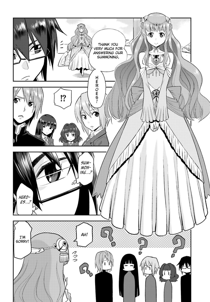 Konjiki no Moji Tsukai – Yuusha Yonin ni Makikomareta Unique Cheat Chapter 1 - Page 8
