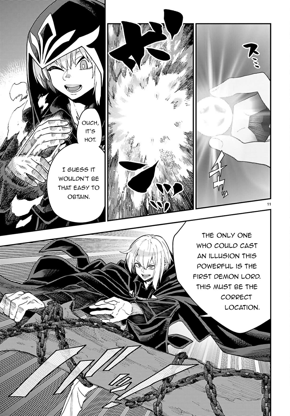 Konjiki no Moji Tsukai – Yuusha Yonin ni Makikomareta Unique Cheat Chapter 117 - Page 11