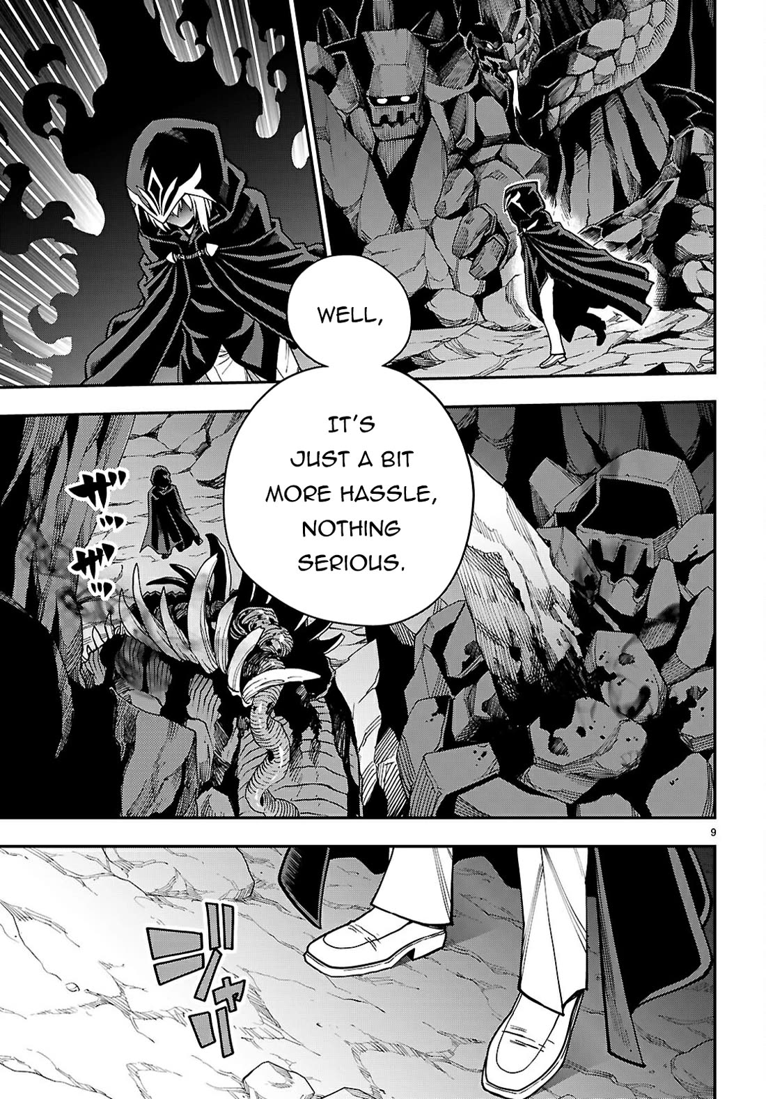 Konjiki no Moji Tsukai – Yuusha Yonin ni Makikomareta Unique Cheat Chapter 117 - Page 9