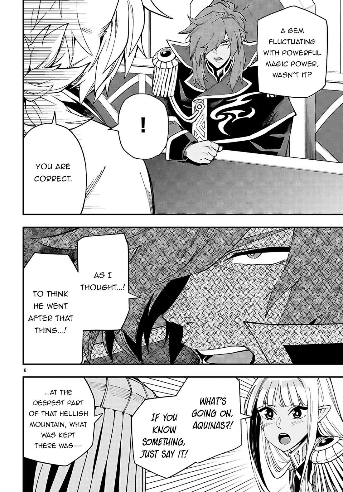 Konjiki no Moji Tsukai – Yuusha Yonin ni Makikomareta Unique Cheat Chapter 118 - Page 9