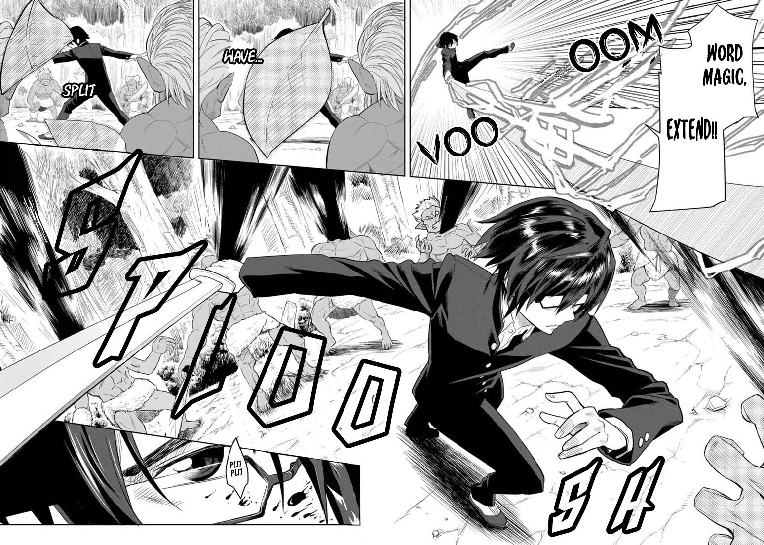 Konjiki no Moji Tsukai – Yuusha Yonin ni Makikomareta Unique Cheat Chapter 3 - Page 14