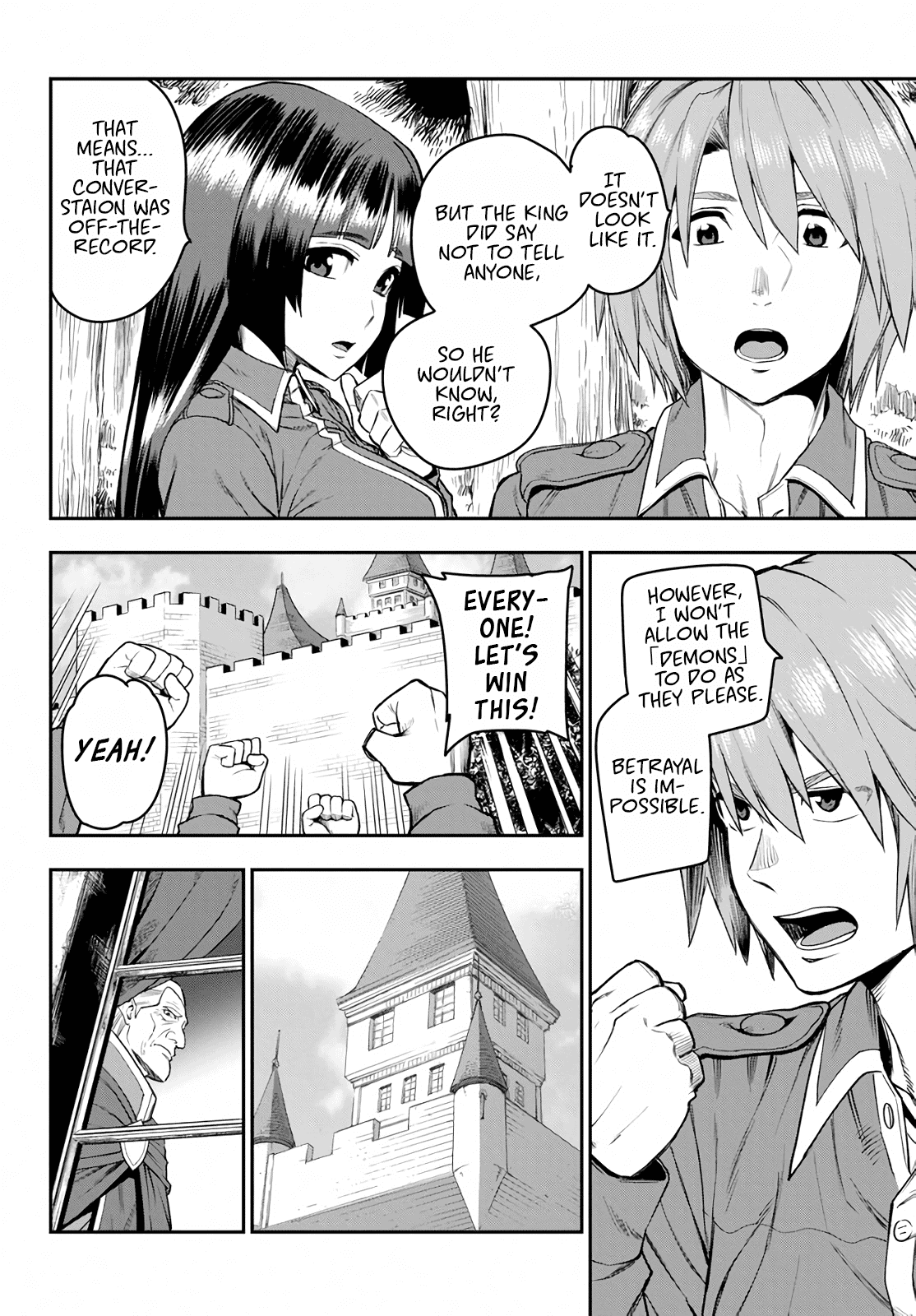 Konjiki no Moji Tsukai – Yuusha Yonin ni Makikomareta Unique Cheat Chapter 56 - Page 12