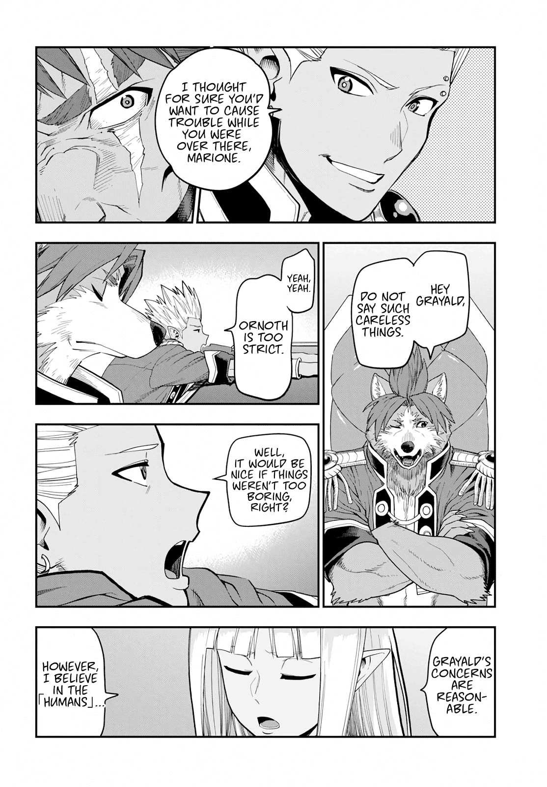 Konjiki no Moji Tsukai – Yuusha Yonin ni Makikomareta Unique Cheat Chapter 56 - Page 4