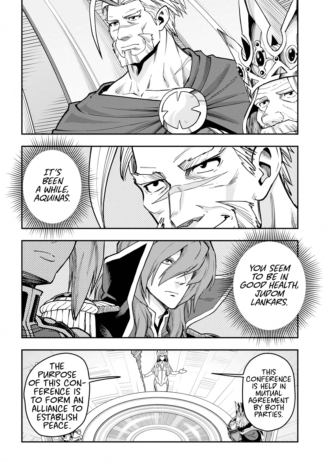 Konjiki no Moji Tsukai – Yuusha Yonin ni Makikomareta Unique Cheat Chapter 59 - Page 4