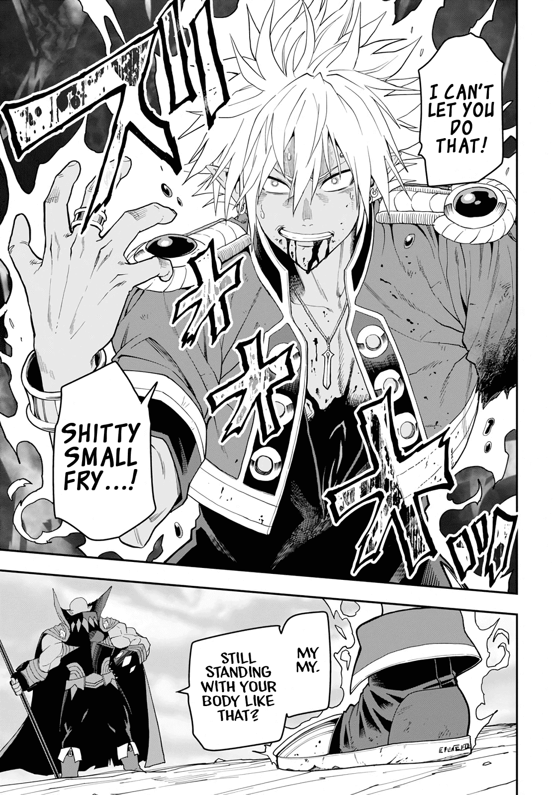 Konjiki no Moji Tsukai – Yuusha Yonin ni Makikomareta Unique Cheat Chapter 60 - Page 11