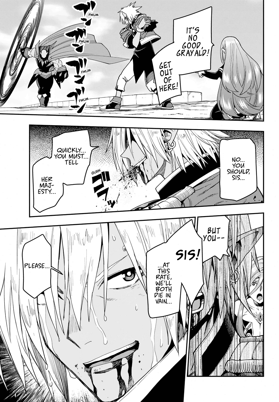 Konjiki no Moji Tsukai – Yuusha Yonin ni Makikomareta Unique Cheat Chapter 60 - Page 7