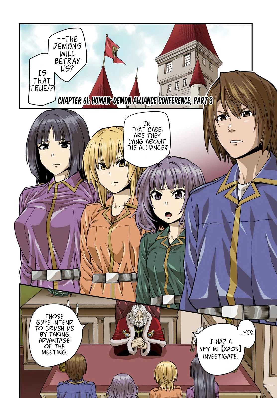 Konjiki no Moji Tsukai – Yuusha Yonin ni Makikomareta Unique Cheat Chapter 61 - Page 2
