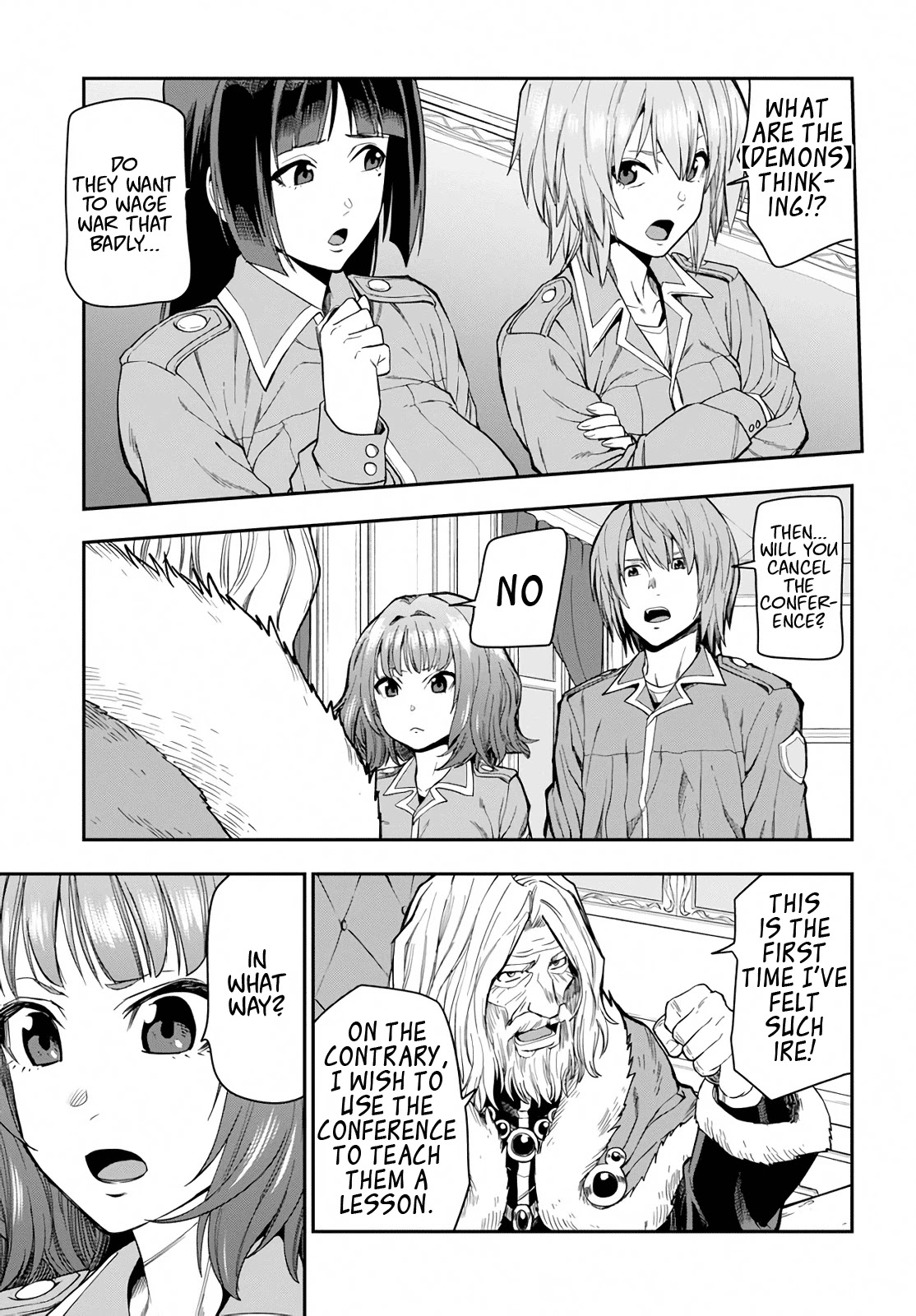 Konjiki no Moji Tsukai – Yuusha Yonin ni Makikomareta Unique Cheat Chapter 61 - Page 3