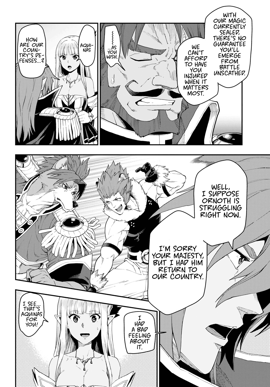Konjiki no Moji Tsukai – Yuusha Yonin ni Makikomareta Unique Cheat Chapter 63 - Page 4