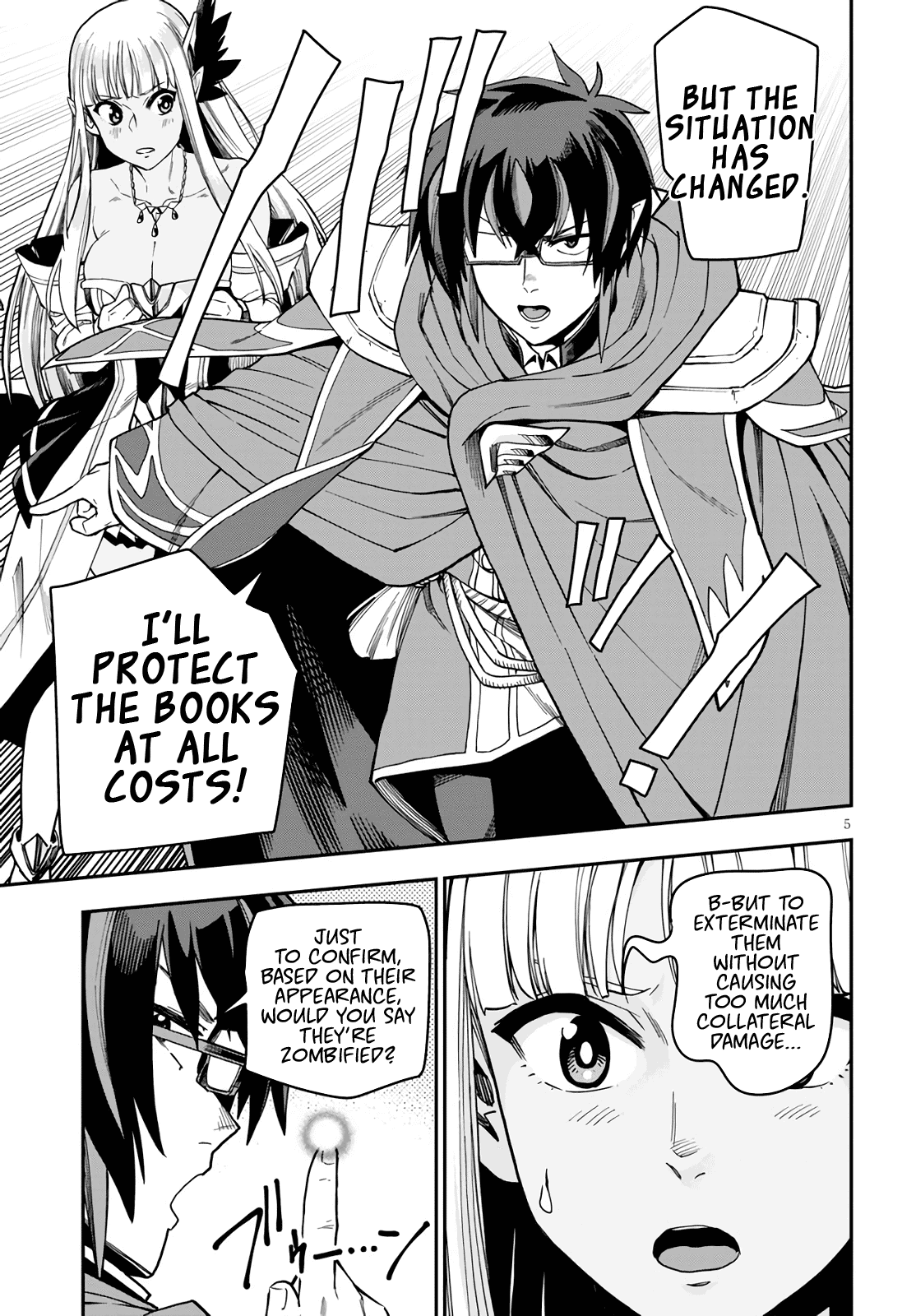 Konjiki no Moji Tsukai – Yuusha Yonin ni Makikomareta Unique Cheat Chapter 69 - Page 5