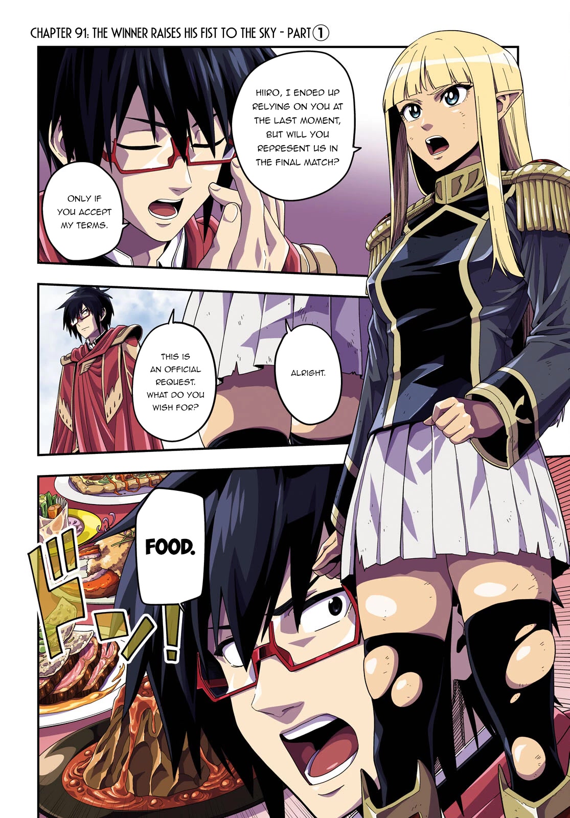 Konjiki no Moji Tsukai – Yuusha Yonin ni Makikomareta Unique Cheat Chapter 91 - Page 3