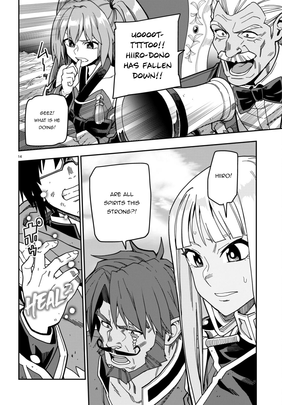 Konjiki no Moji Tsukai – Yuusha Yonin ni Makikomareta Unique Cheat Chapter 93 - Page 14