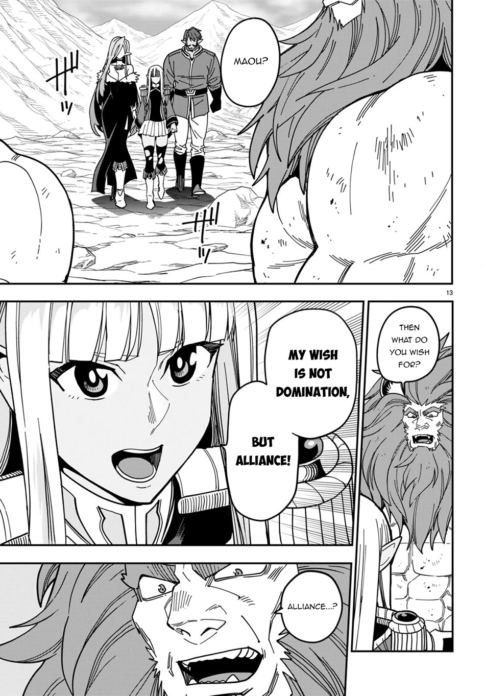 Konjiki no Moji Tsukai – Yuusha Yonin ni Makikomareta Unique Cheat Chapter 95 - Page 13