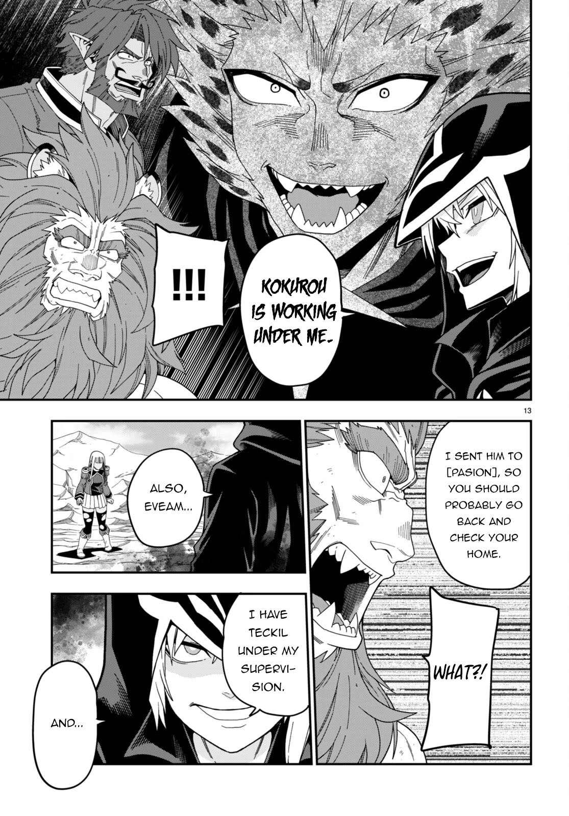 Konjiki no Moji Tsukai – Yuusha Yonin ni Makikomareta Unique Cheat Chapter 97 - Page 13
