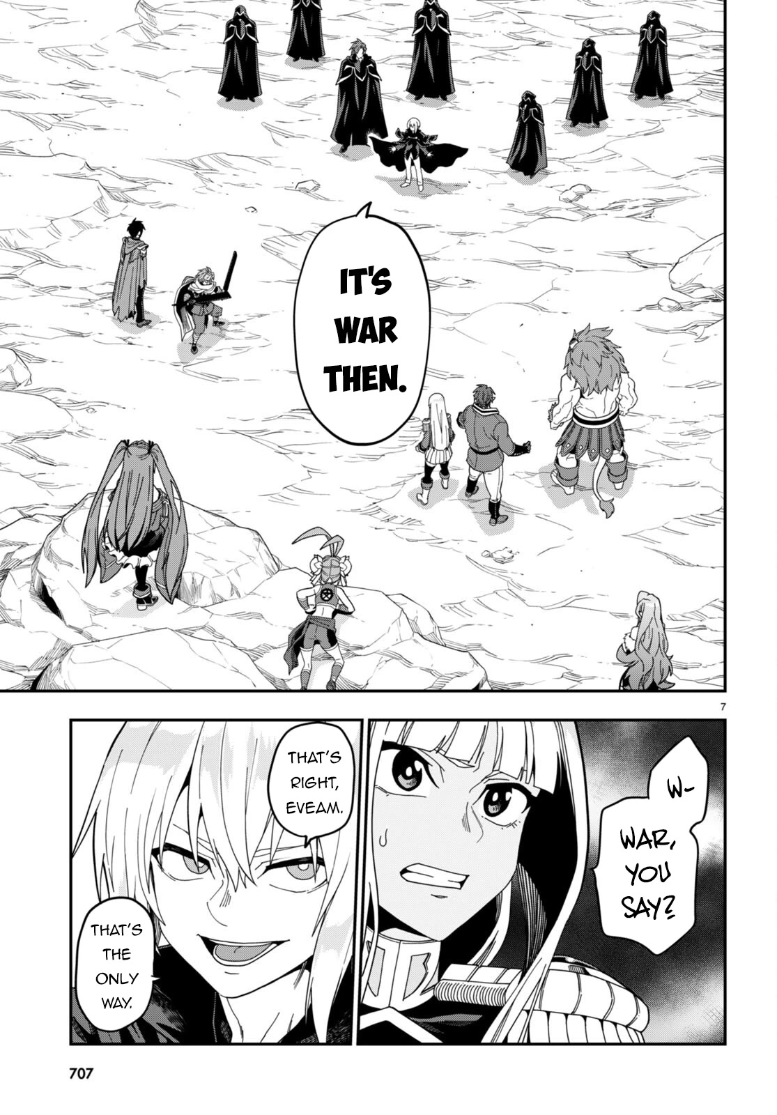 Konjiki no Moji Tsukai – Yuusha Yonin ni Makikomareta Unique Cheat Chapter 97 - Page 7