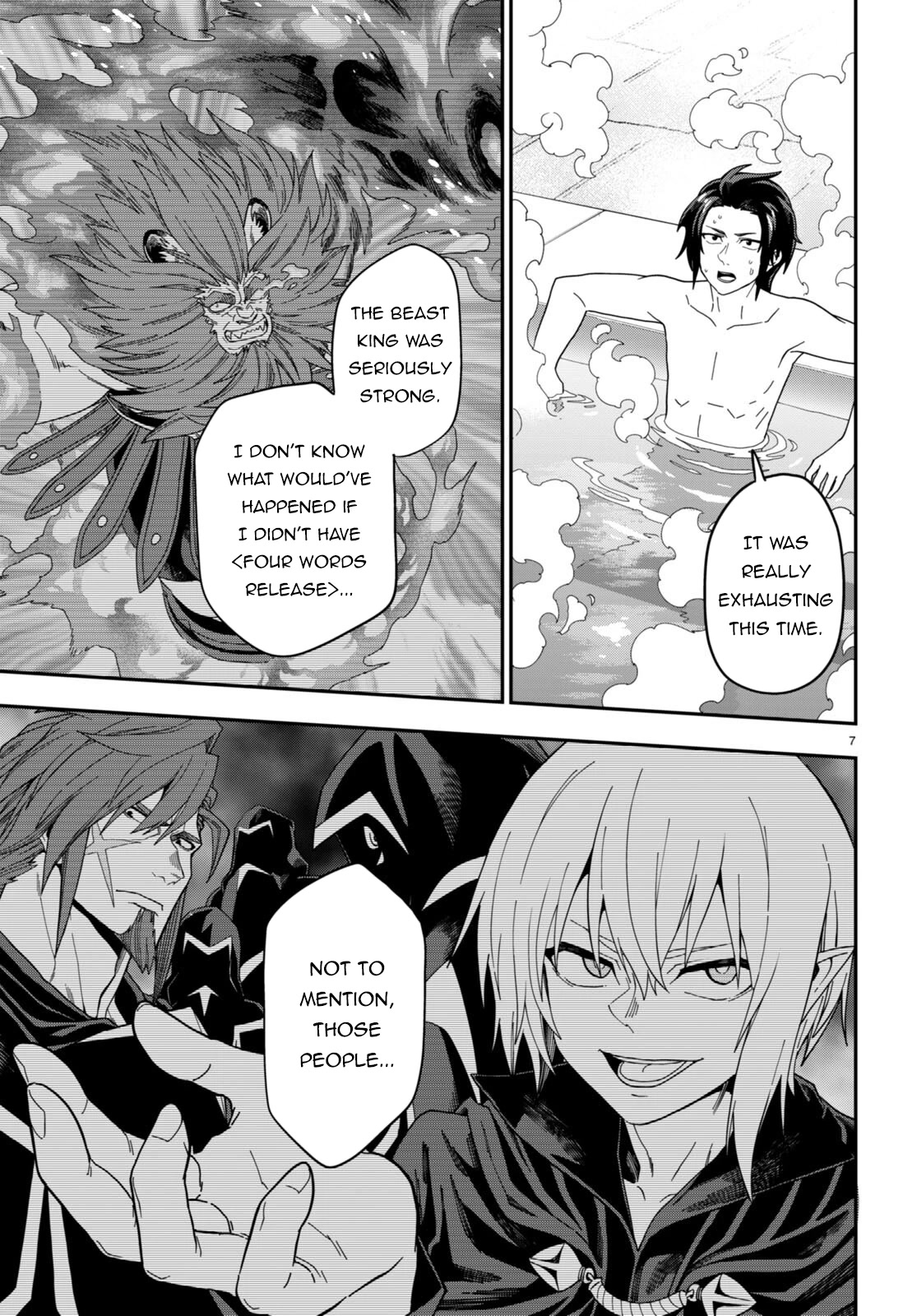 Konjiki no Moji Tsukai – Yuusha Yonin ni Makikomareta Unique Cheat Chapter 98 - Page 7