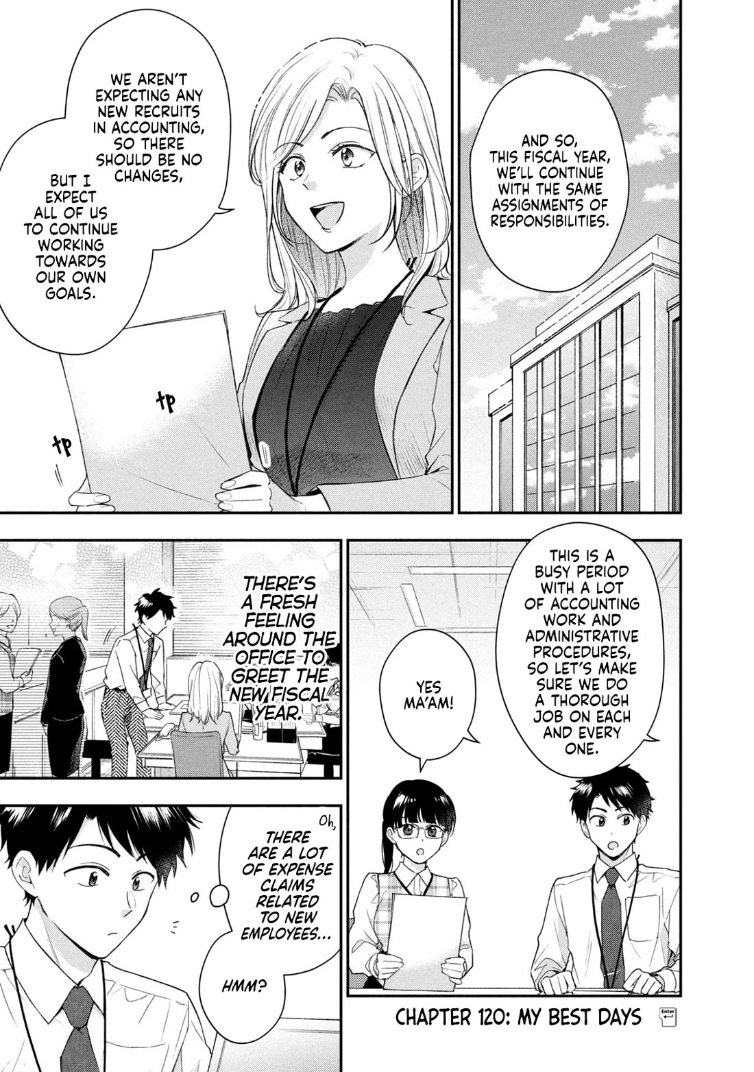 Kono Kaisha ni Suki na Hito ga Imasu Chapter 120 - Page 1