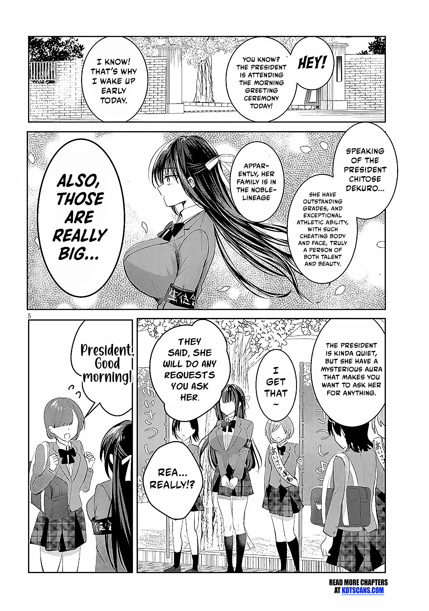Kotowarenai Kaichou wa Tomoe-kun ni Dake shite Agetai Chapter 1 - Page 6