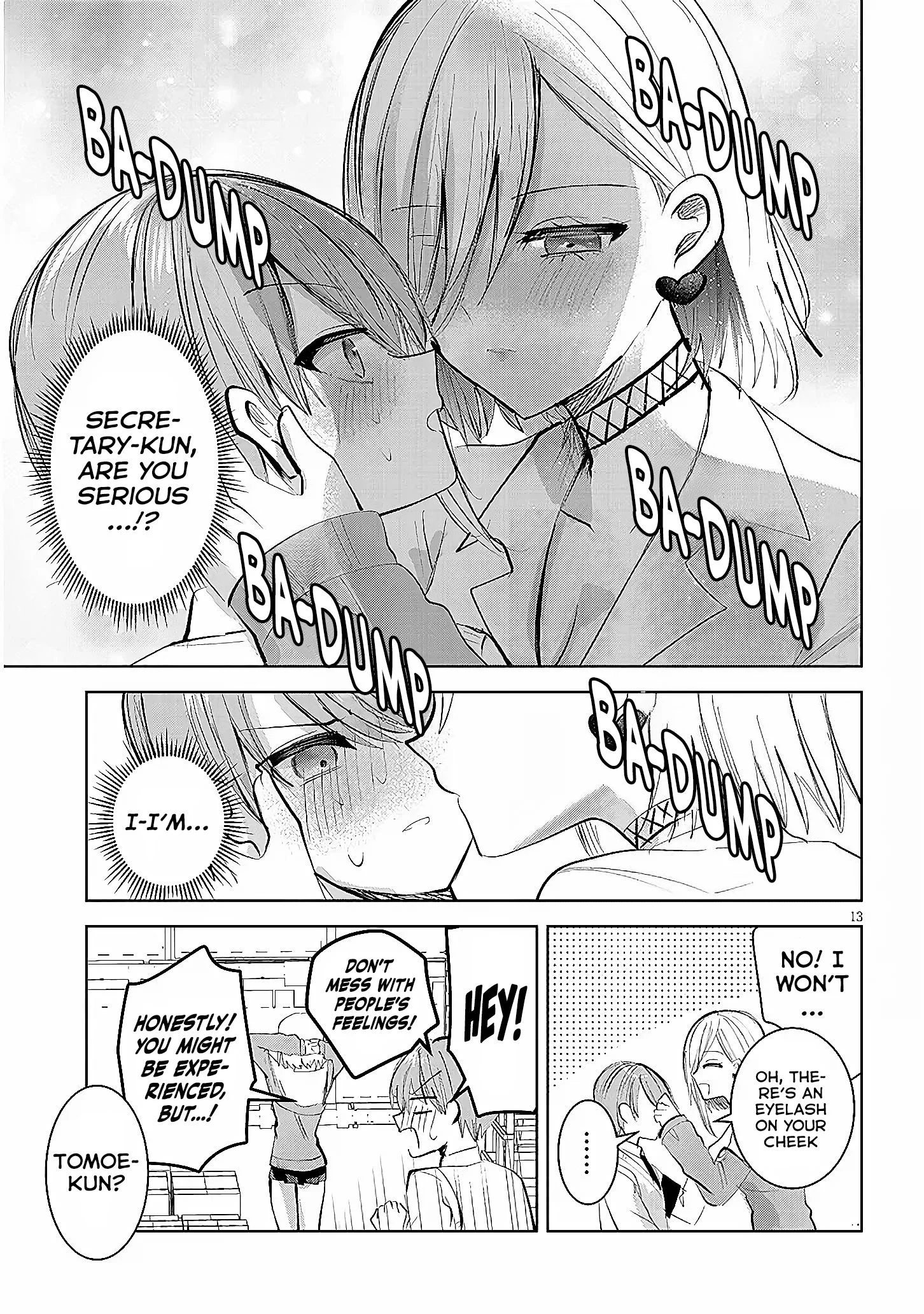 Kotowarenai Kaichou wa Tomoe-kun ni Dake shite Agetai Chapter 11 - Page 14