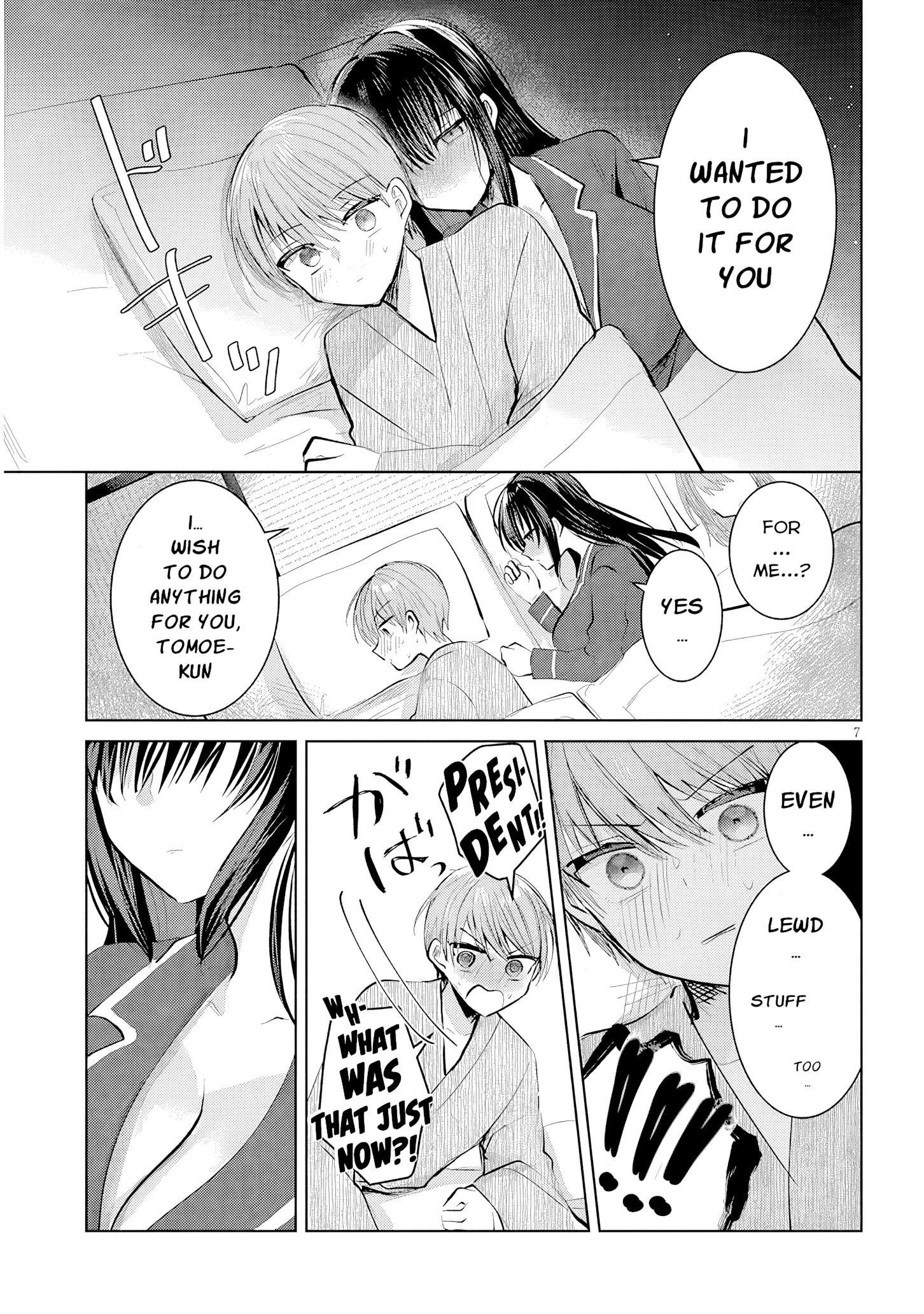 Kotowarenai Kaichou wa Tomoe-kun ni Dake shite Agetai Chapter 15 - Page 8