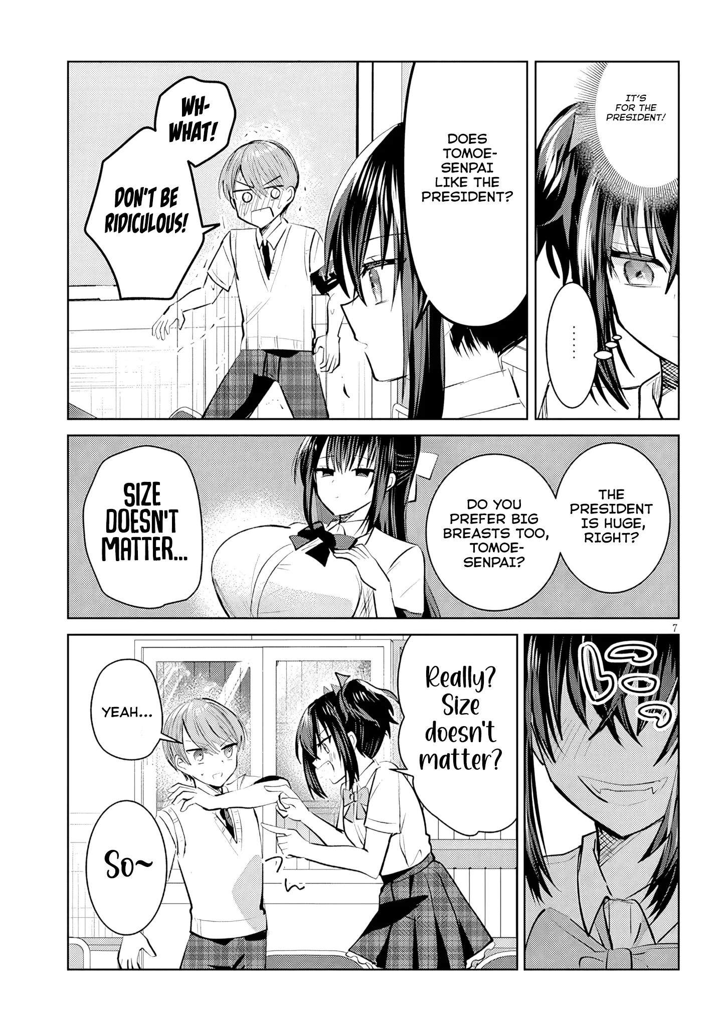 Kotowarenai Kaichou wa Tomoe-kun ni Dake shite Agetai Chapter 18 - Page 8