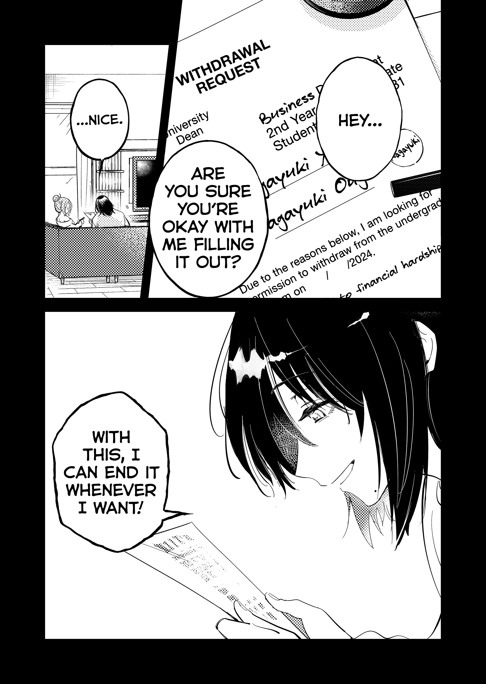 Kozure Batsuichi, Saigo no Koi wa Numa deshita Chapter 8 - Page 1