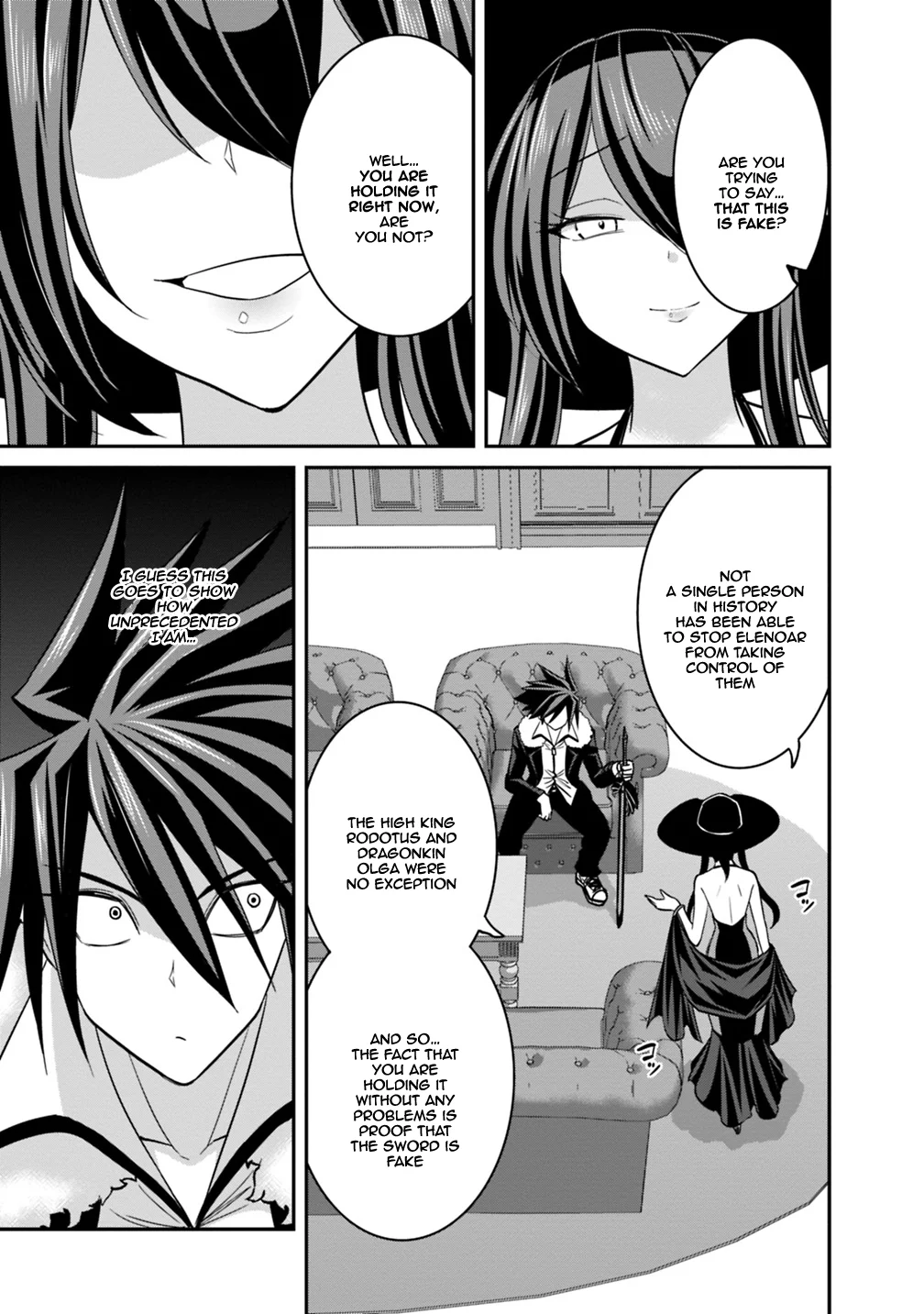 Kujibiki Tokushou Musou Harem-ken Chapter 10.1 - Page 8