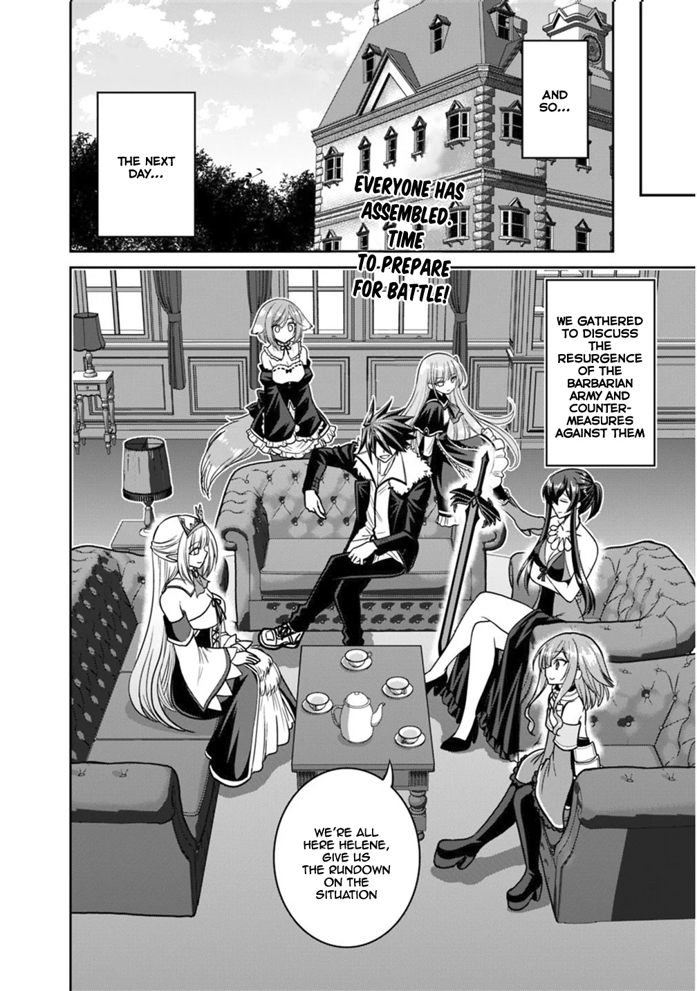 Kujibiki Tokushou Musou Harem-ken Chapter 12.2 - Page 2