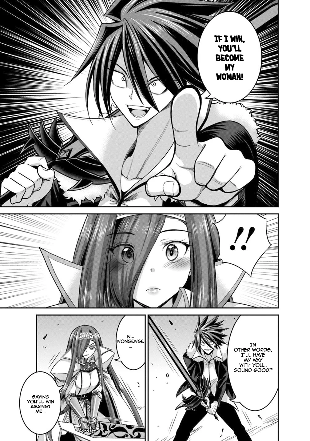 Kujibiki Tokushou Musou Harem-ken Chapter 14.2 - Page 14