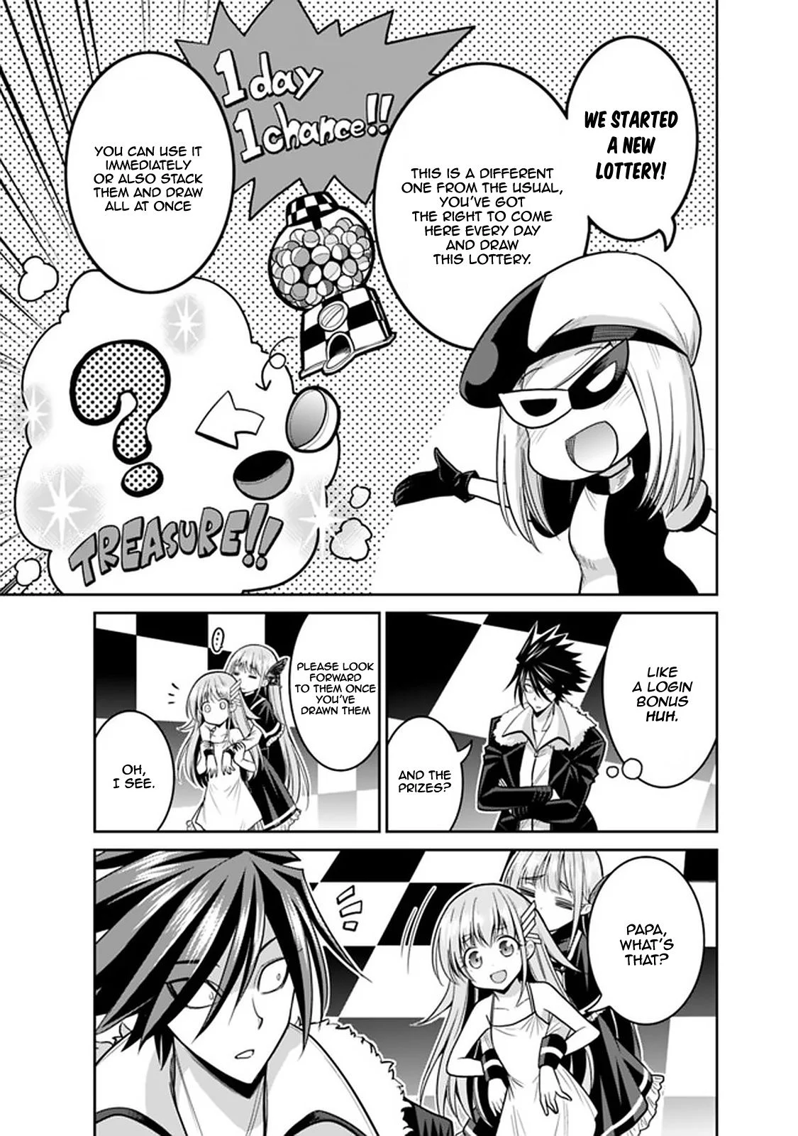 Kujibiki Tokushou Musou Harem-ken Chapter 20.1 - Page 8
