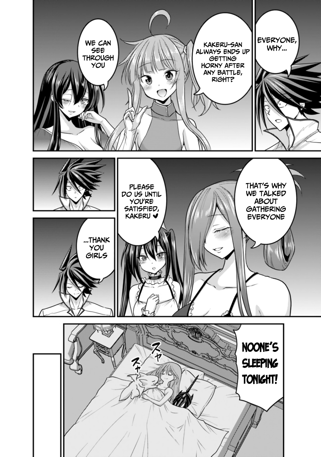 Kujibiki Tokushou Musou Harem-ken Chapter 27.1 - Page 14