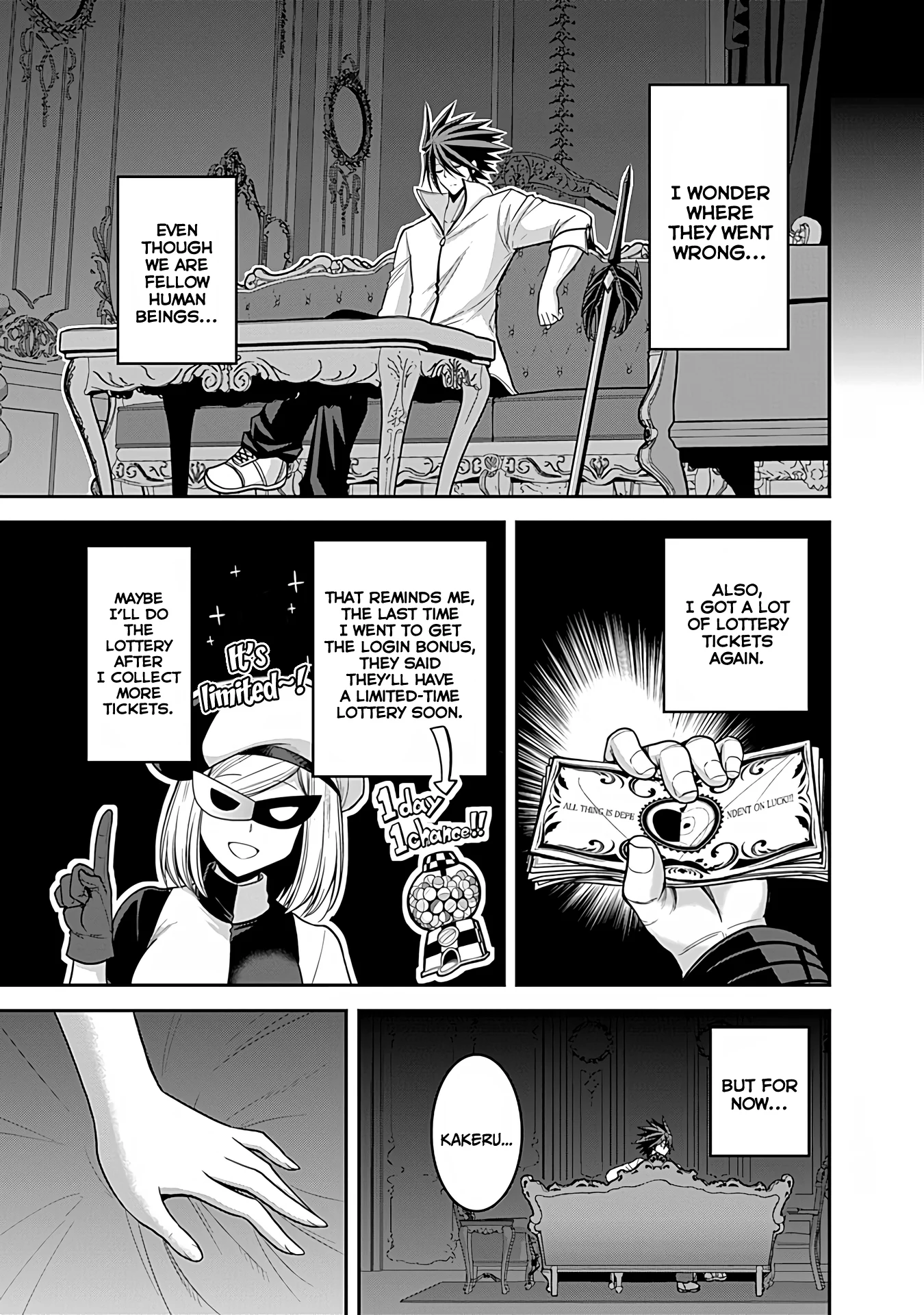 Kujibiki Tokushou Musou Harem-ken Chapter 32 - Page 4