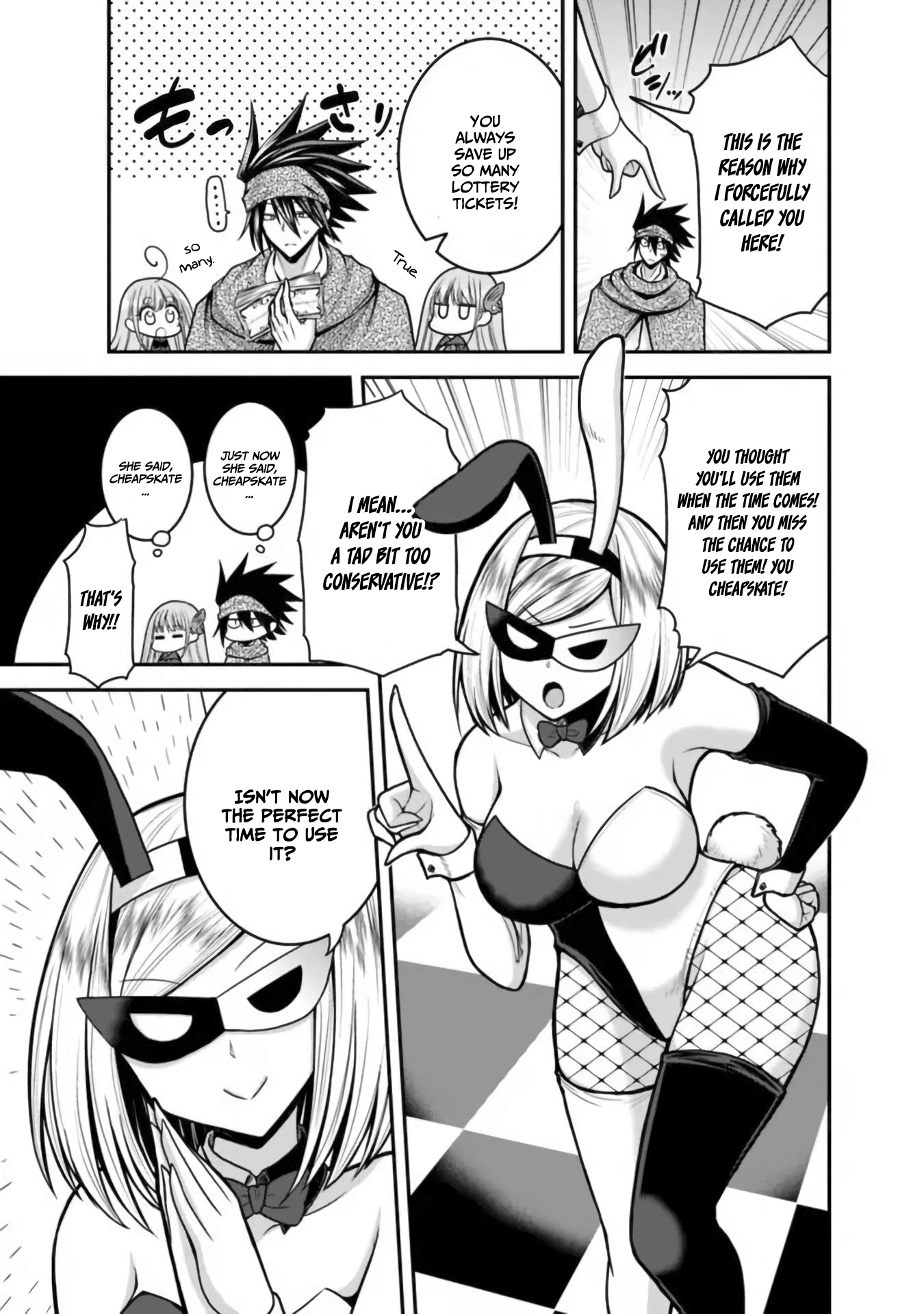 Kujibiki Tokushou Musou Harem-ken Chapter 35 - Page 4