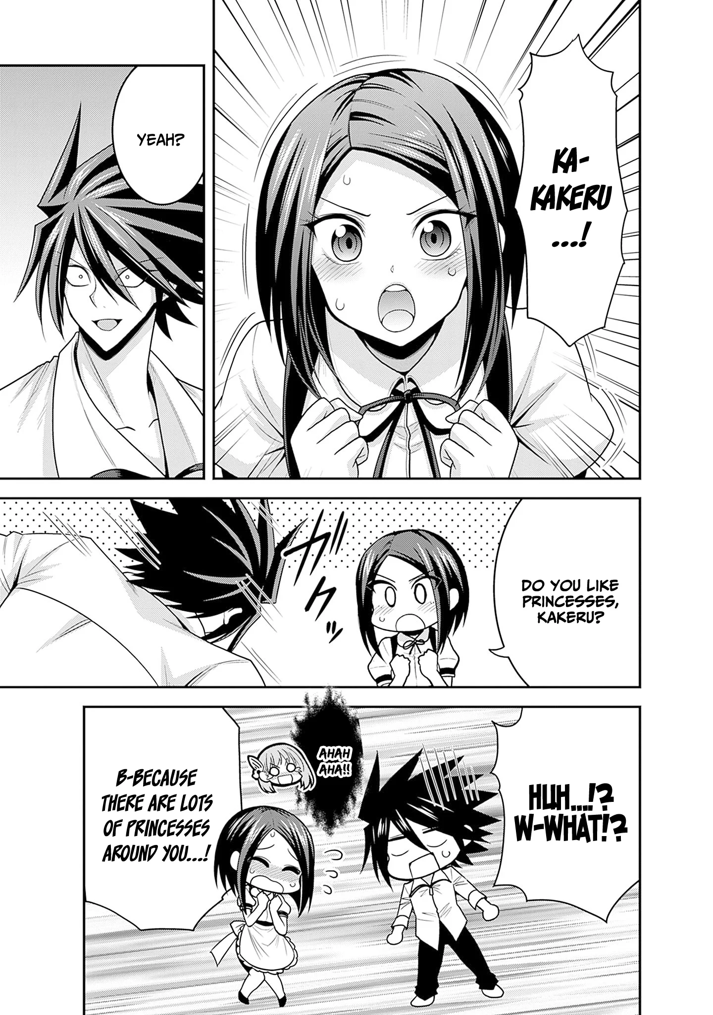 Kujibiki Tokushou Musou Harem-ken Chapter 40 - Page 12