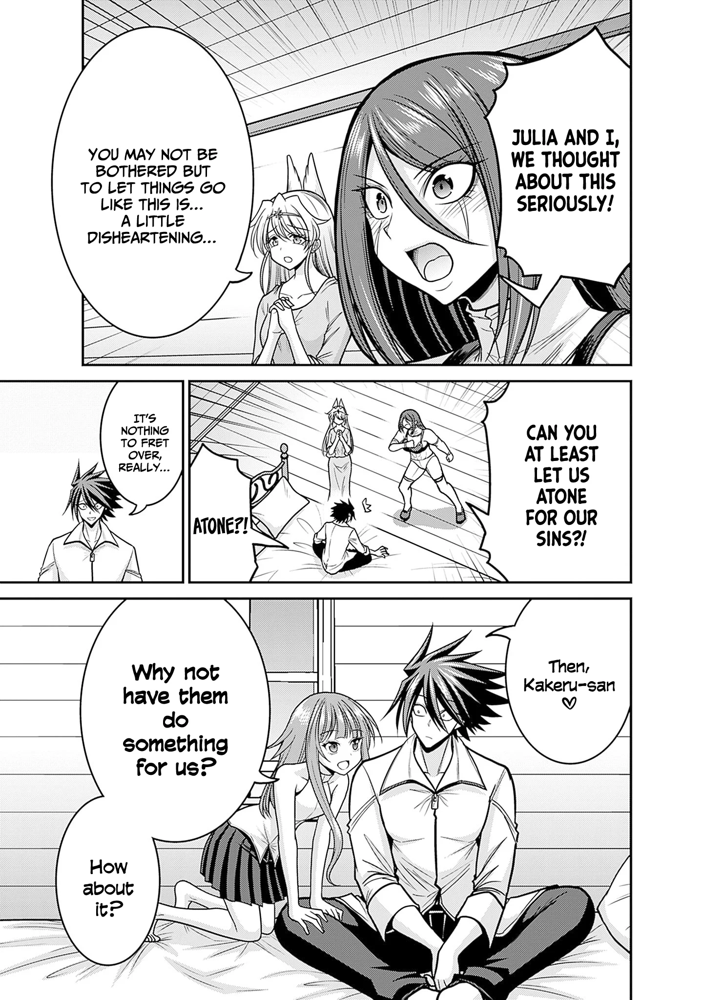 Kujibiki Tokushou Musou Harem-ken Chapter 49 - Page 10
