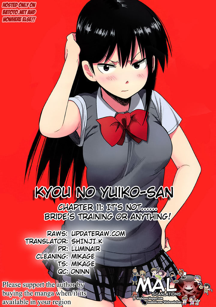 Kyou no Yuiko-san Chapter 11 - Page 1