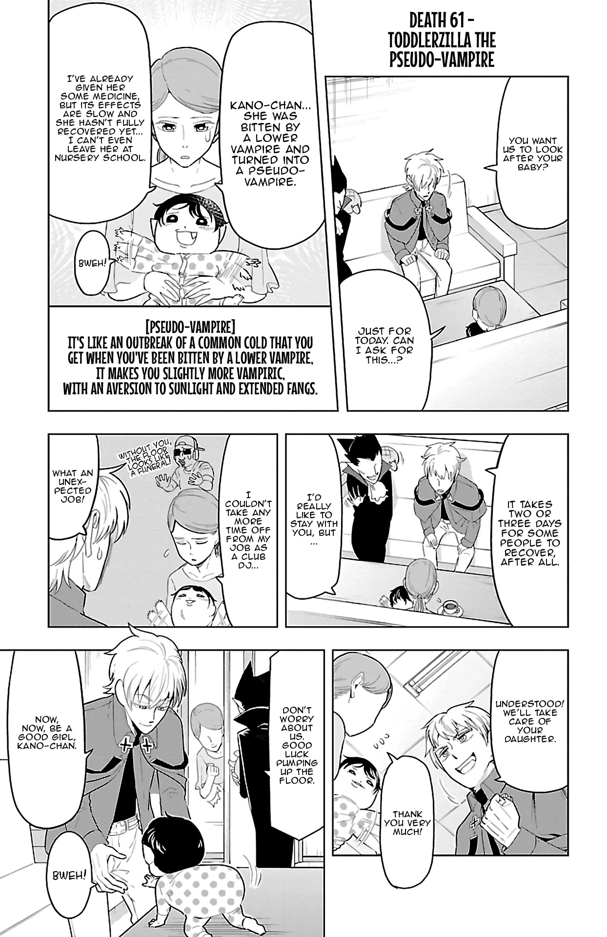 Kyuuketsuki Sugu Shinu Chapter 61 - Page 1