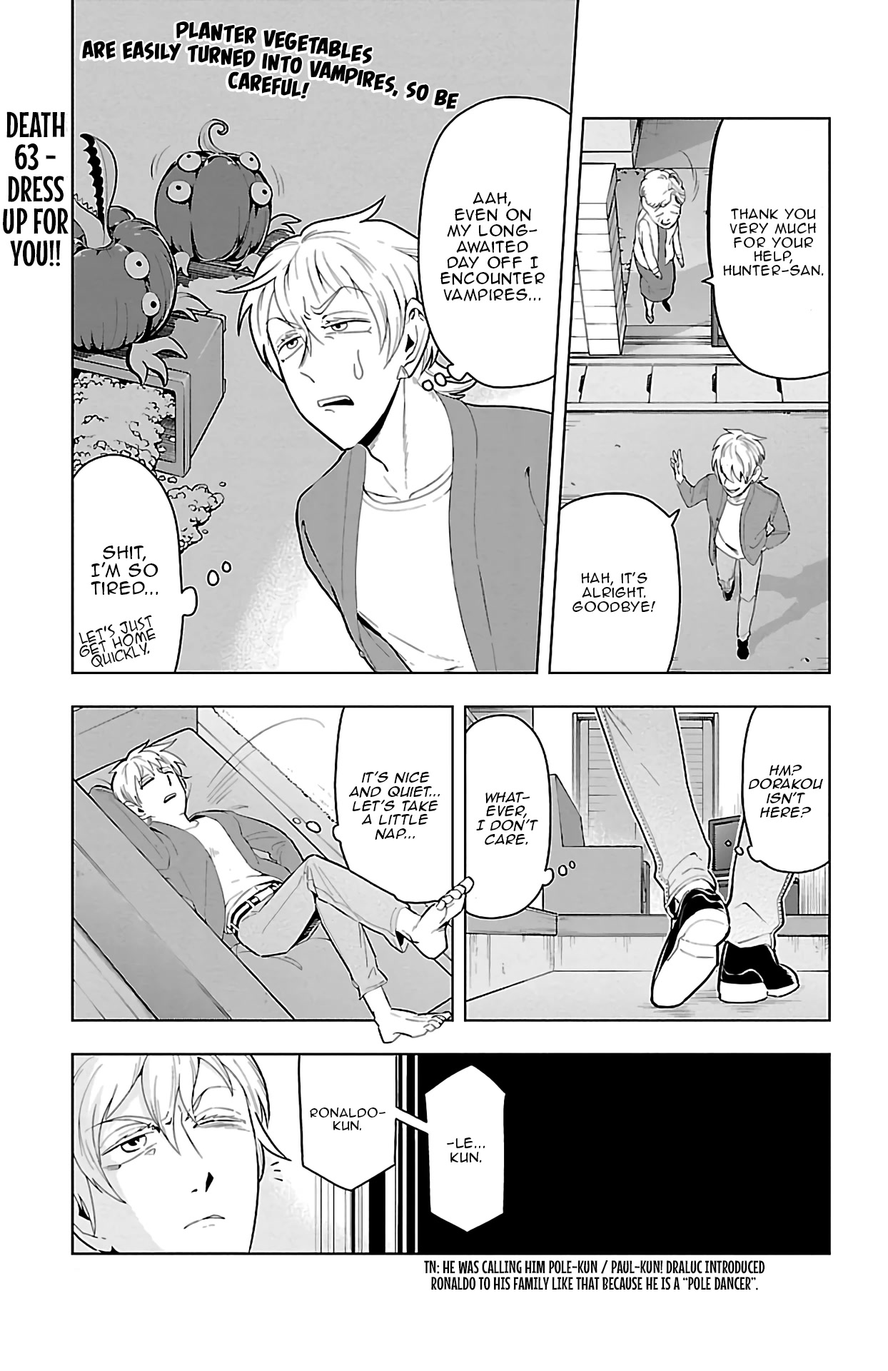 Kyuuketsuki Sugu Shinu Chapter 63 - Page 1