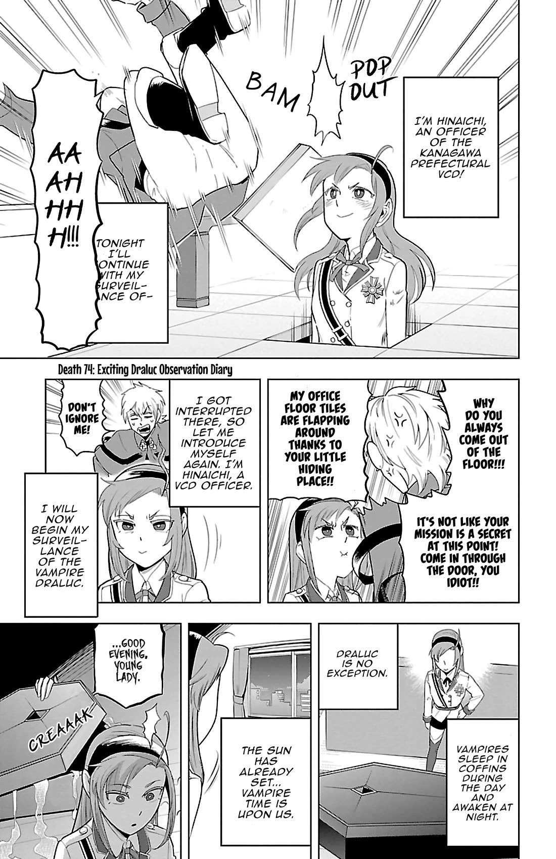 Kyuuketsuki Sugu Shinu Chapter 74 - Page 1