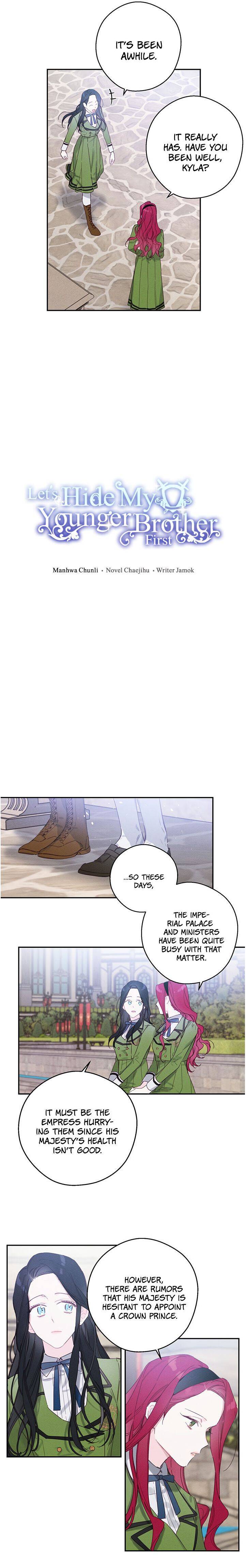 Let’s Hide My Younger Brother First Chapter 14 - Page 1