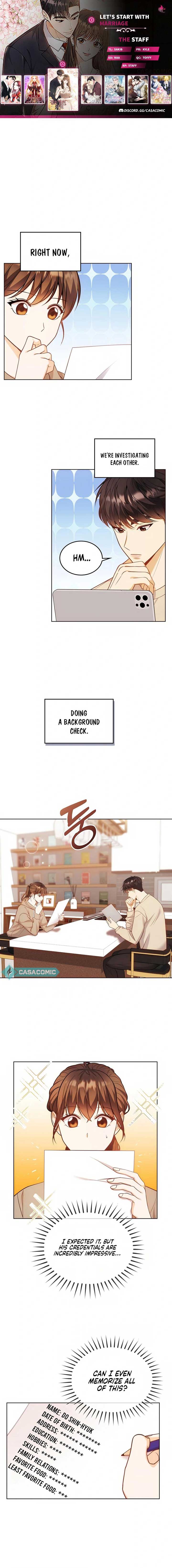 Let’s Start With Marriage Chapter 11 - Page 0